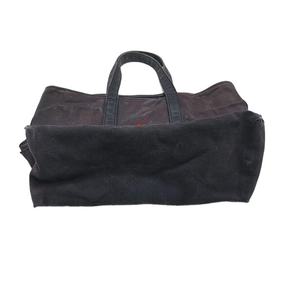 Vintage Polo Ralph Lauren Boat Tote  Canvas Heavy Duty Bag Brown Red Distressed - Picture 3 of 9
